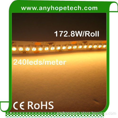 3000K warm white high luminance led tape light 2835 smd